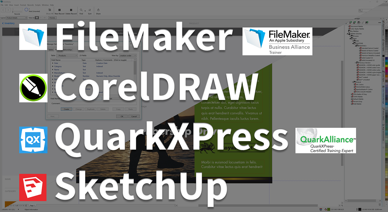 FileMaker, Quark, and more